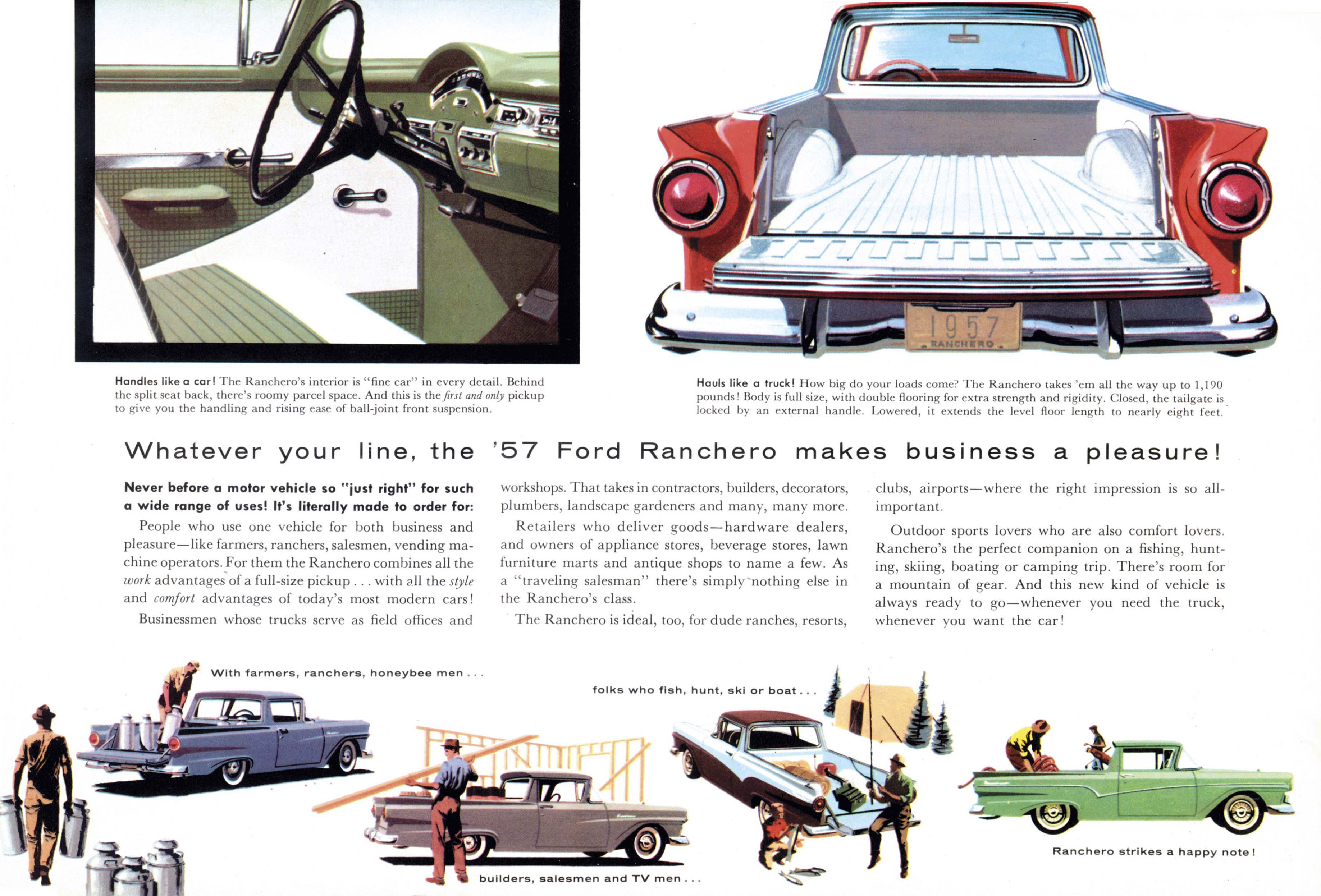 1957 Ford Ranchero brochure